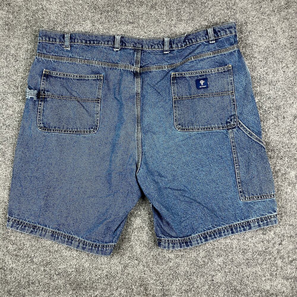 RK Brand Carpenter Denim Shorts Mens Size 46 Blue Utility Pockets‎ Relaxed Fit